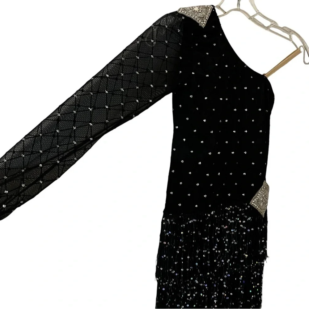 Revolution Dance Girl’s Flapper Dress STYLE #RC17029 COLOR: Black Large Child